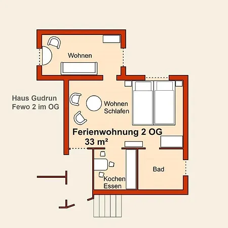 Stranddistel, Haus Gudrun Whg 2 *